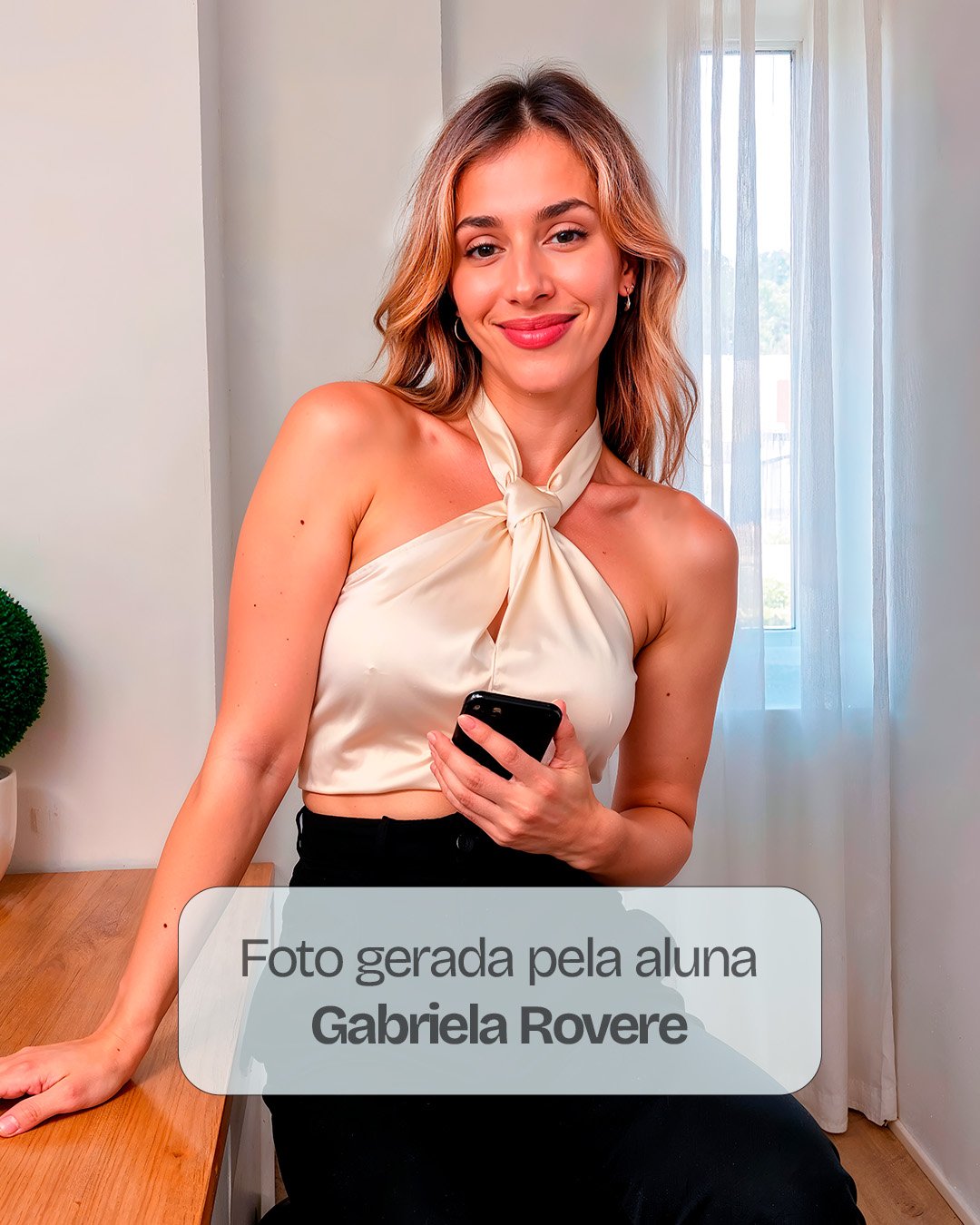 Foto gerada pela aluna Gabriela Rovere